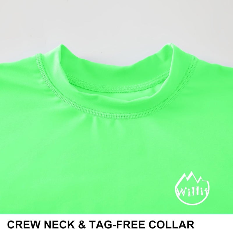 Willit Boys Rash Guard Swim Shirt Baby/Toddler Long Sleeve UPF 50+ Sun Protection SPF Quick Dry Shirt - Image 4